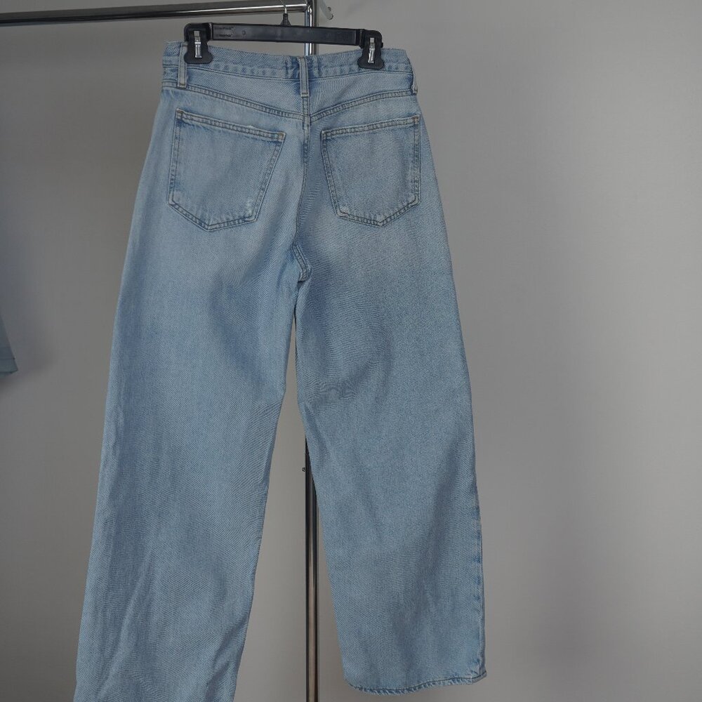 Agolde Light Wash Wide -Leg Ren Jean in Orten Womens 25 - Picture 3 of 6